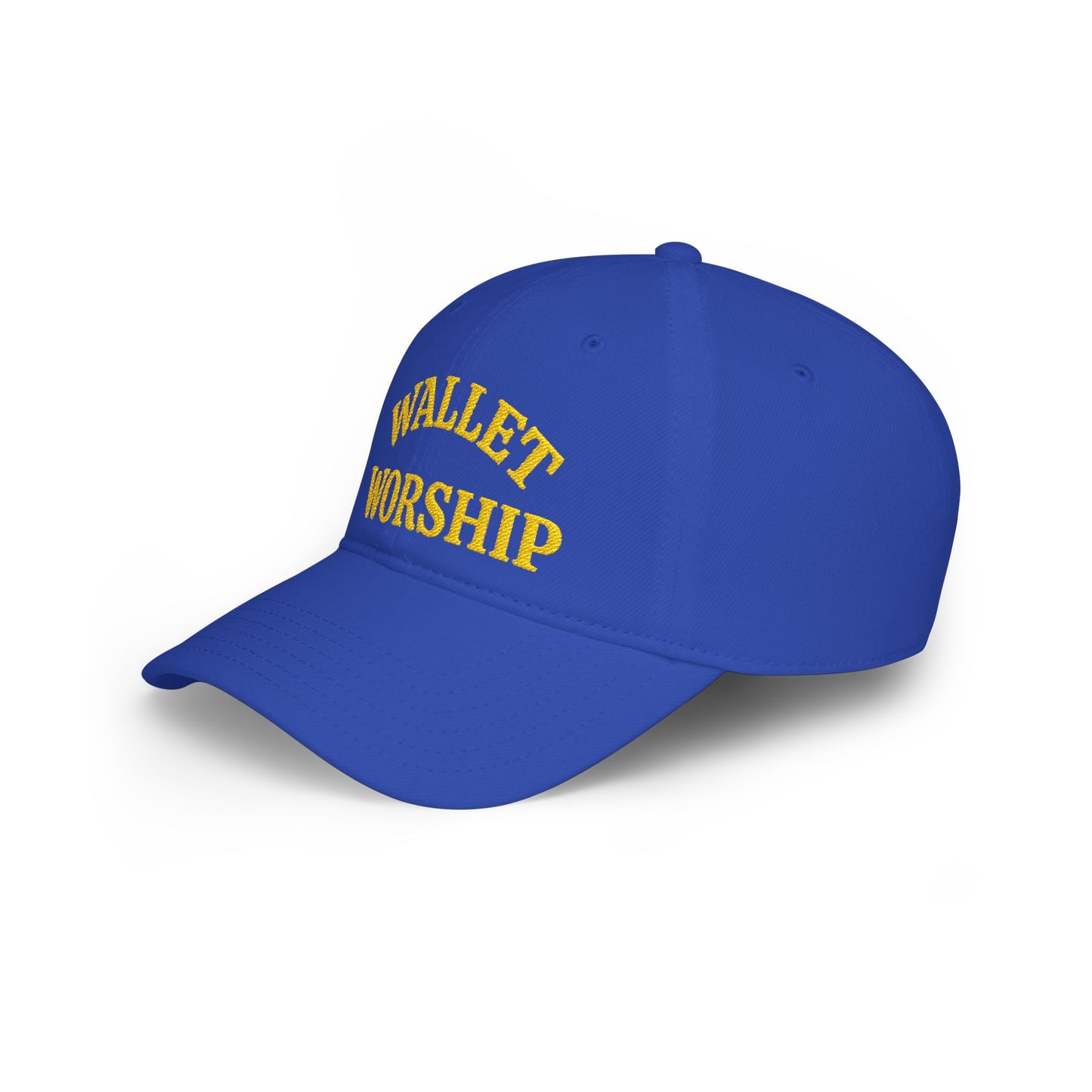 Low Profile Baseball Cap — "Wallet Worship" Embroidered Dad Hat