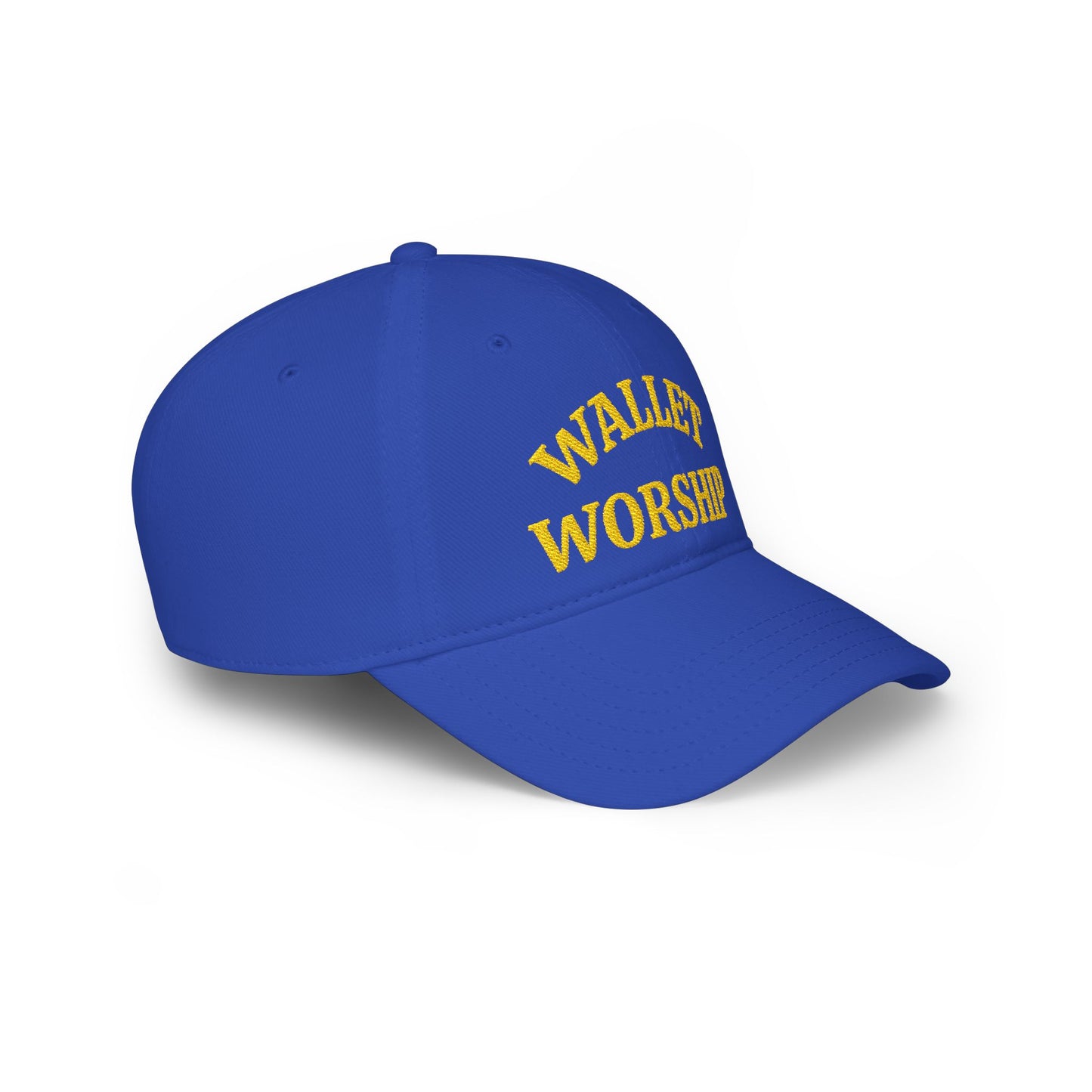 Low Profile Baseball Cap — "Wallet Worship" Embroidered Dad Hat